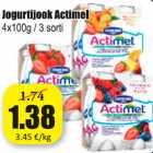 Магазин:Grossi,Скидка:Йогуртный напиток Actimel