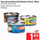 Allahindlus - Suured tuunikala tükid Kapten Grant, 185 g