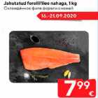 Allahindlus - Jahutatud forellifilee nahaga, 1 kg