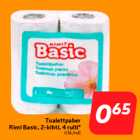 Allahindlus - Tualettpaber
Rimi Basic, 2-kihti, 4 rulli*