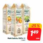 Сок Galicia, 100%, 1 л