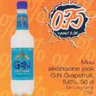 Allahindlus - Muu alkohoolne jook G:N Grapefruit,5,6%,50 cl Gin Lоnq Drink 