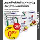 Allahindlus - Jogurtijook Hellus, 4 x 100 g