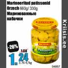 Allahindlus - Marineeritud patissonid
Orzech 
