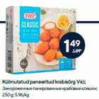 Allahindlus - Külmutatud paneeritud krabisõrg Vici;

250 g