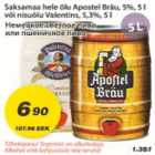 Allahindlus - Saksamaa hele õlu Apostel Bräu või nisuõlu Valentis