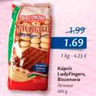 Küpsis Lady Fingers, Bisconova 400 g