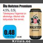 Alkohol - Õlu Holsten Premium
