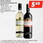 Itaalia kaitstud päritolunimetusega vein Zonin, 75 cl • Soave Classico, 12% • Valpolicella, 12%
