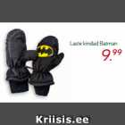 Магазин:Hüper Rimi,Скидка:Детские перчатки Batman