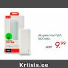 Akupank Havit 584,
1000 мАч