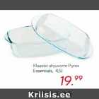 Klaasist ahjuvorm Pyrex
Essentials, 4,5l