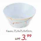 Kauss, 25,4x25,4x10cm