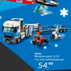 Магазин:Hüper Rimi,Скидка:Игрушечный набор LEGO City грузовик с полицейским вертолетом