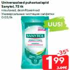 Universaalsed puhastuslapid
Sanytol, 72 tk

