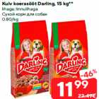 Allahindlus - Kuiv koerasööt Darling, 15 kg**

