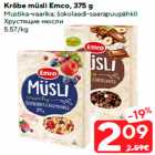 Allahindlus - Krõbe müsli Emco, 375 g

