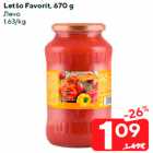 Letšo Favorit, 670 g
