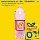 Allahindlus - Karastusjook Russchian, Schweppes, 1,4 l
