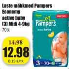 Allahindlus - Laste mähkmed Pampers
Economy
active baby
