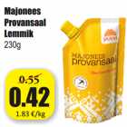 Allahindlus - Majonees
Provansaal
Lemmik
230g 