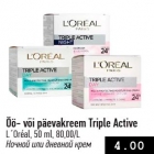 Öö- või päevakreem Triple Active