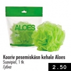 Kooriv pesemiskäsn kehale Aloes