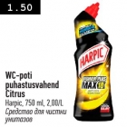 WC-poti
puhastusvahend
Citrus