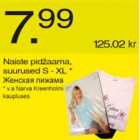 Allahindlus - Naiste pidžaama suurused