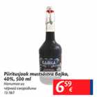 Piiritusjook mustsõstra Bajka