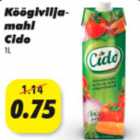Köögiviljamahl Cido 1l