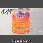 Fruitland poolitatud virsikud
