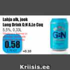 Allahindlus - Lahja alk. jook Lond Drink G:N A.Le Coq