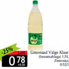 Allahindlus - Limonaad Valge Klaar


