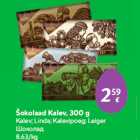 Allahindlus - Šokolaad Kalev, 300 g

