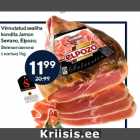 Vinnutatud sealiha
kondita Jamon
Serrano, Elpozo;
 1 kg