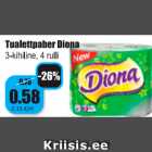 Магазин:Grossi,Скидка:Туалетная бумага Diona