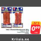 Allahindlus - Oskar viilutatud täissuitsuvorst, 80 g