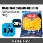 Allahindlus - Makaronid Italpasta 81 Fusilli