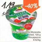 Piimameister Otto Mozarella kirsid, 125 g