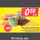 Магазин:Hüper Rimi, Rimi,Скидка:Кукуруза/зеленый горошек