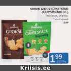 Allahindlus - GROKSI AHJUS KÜPSETATUD JUUSTUSNÄKK 60  g