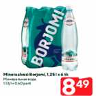 Allahindlus - Mineraalvesi Borjomi, 1,25 l x 6 tk
