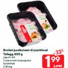 Broileri poolkoivad või pooltiivad
Tallegg, 800 g

