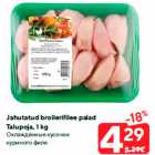 Allahindlus - Jahutatud broilerifilee palad
Talupoja, 1 kg
