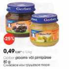 Ploomi- ja või pirnipüree 80 g