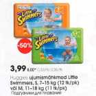 Ujumismähkmed Littie Swimmers, S, 7-15 kg (12tk/pk) või M,11-18kg (11tk/pk)