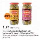 Магазин:Selver,Скидка:Зелёные оливки с начинкой из карри или масалы