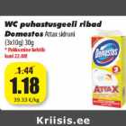 Allahindlus - WC puhastusgeeli ribad
Domestos