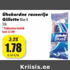 Ühekordne raseerija
GilletteBlue II
5tk